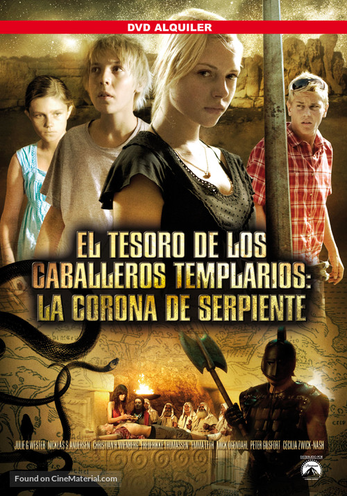 Tempelriddernes skat III: Mysteriet om slangekronen - Spanish Movie Cover