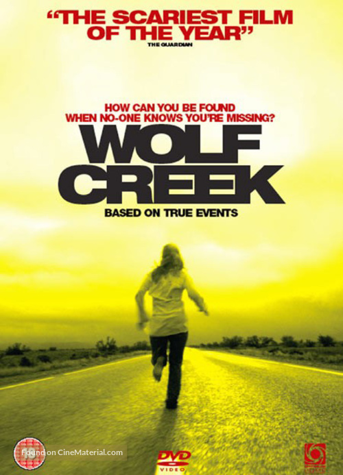 Wolf Creek - British DVD movie cover