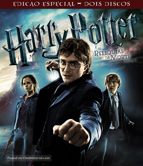 Harry Potter and the Deathly Hallows - Part 1 - Brazilian Blu-Ray movie cover