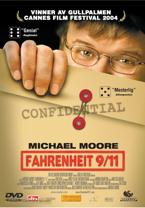 Fahrenheit 9/11 - Norwegian Movie Cover