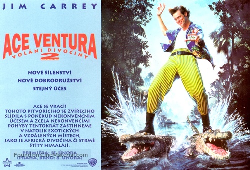 Ace Ventura: When Nature Calls - Czech Movie Poster