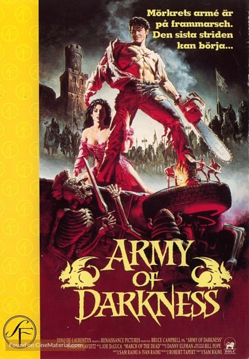 Army of Darkness - Swedish DVD movie cover