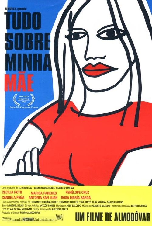 Todo sobre mi madre - Brazilian Movie Poster
