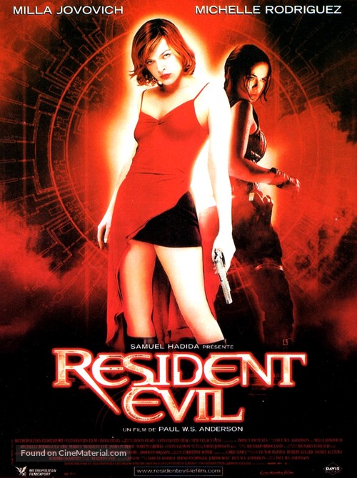 Resident Evil - French Movie Poster