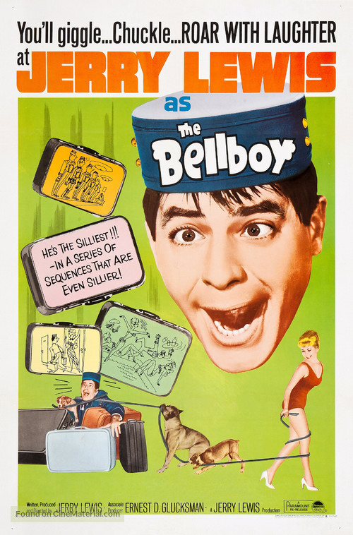 The Bellboy - Re-release movie poster