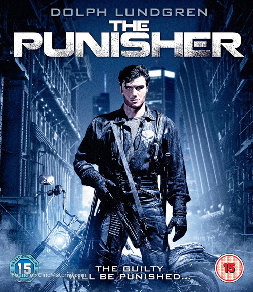 The Punisher - British Blu-Ray movie cover
