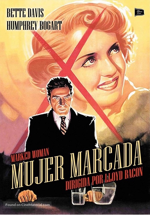 Marked Woman - Spanish DVD movie cover