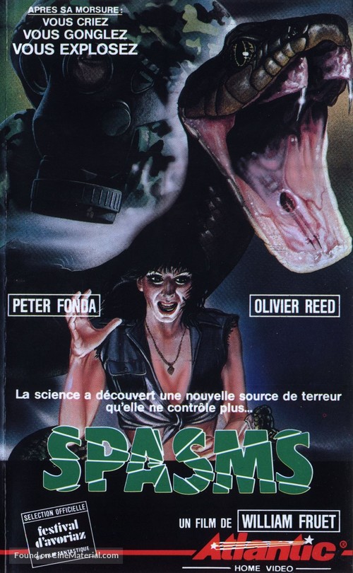 Spasms - French VHS movie cover