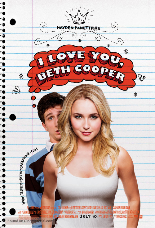 I Love You, Beth Cooper - Movie Poster