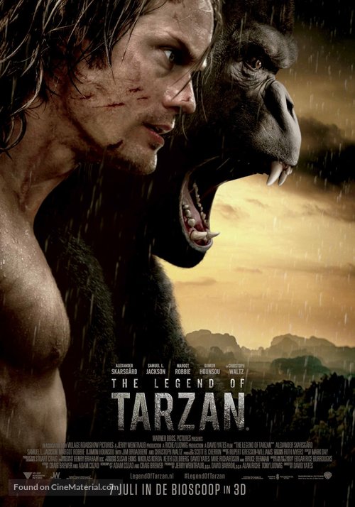 The Legend of Tarzan - Dutch Movie Poster