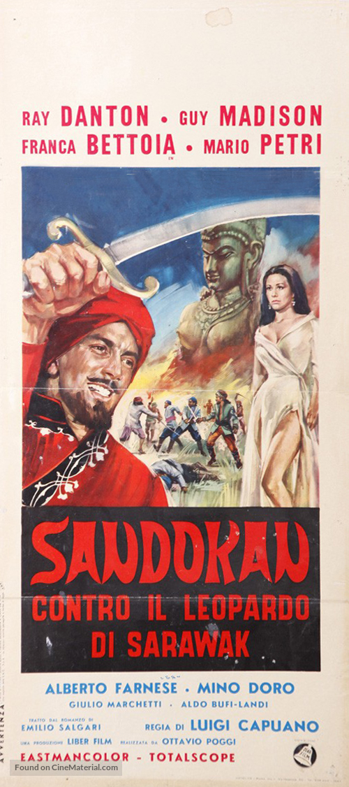 Sandokan contro il leopardo di Sarawak - Italian Movie Poster