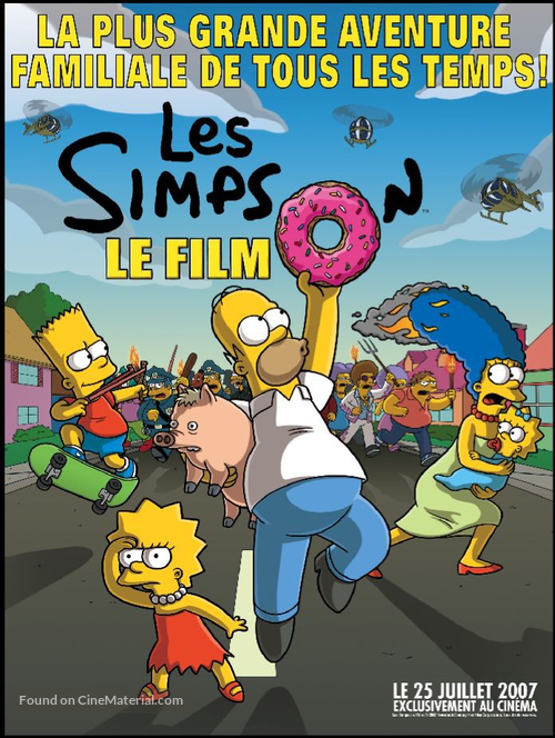 The Simpsons Movie - French Movie Poster