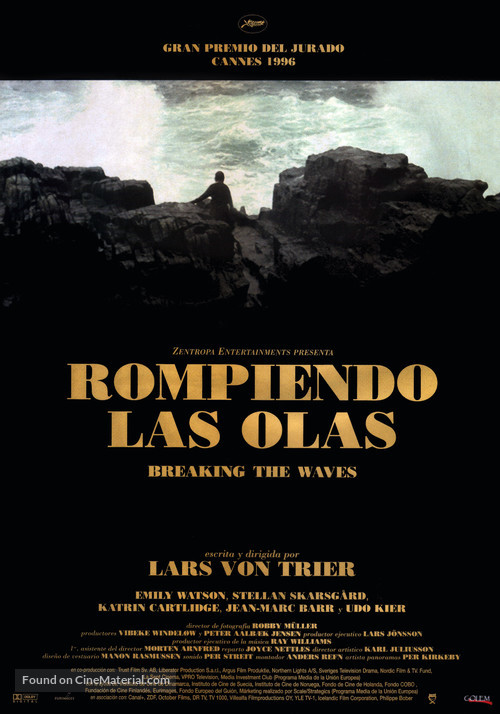 Breaking the Waves - Spanish Movie Poster