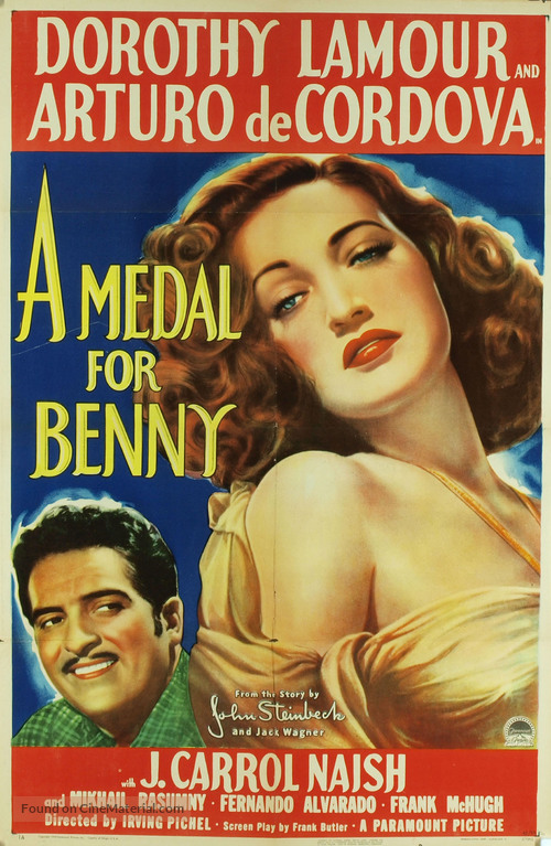 A Medal for Benny - Movie Poster