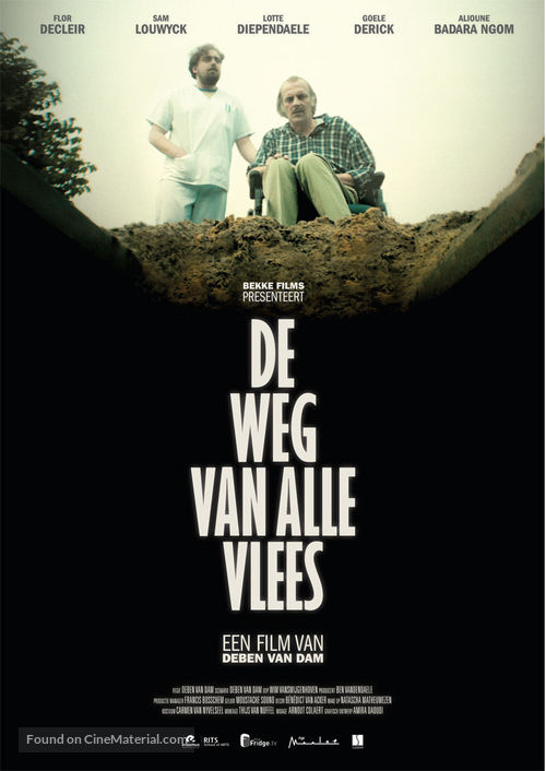 De weg van alle vlees - Belgian Movie Poster