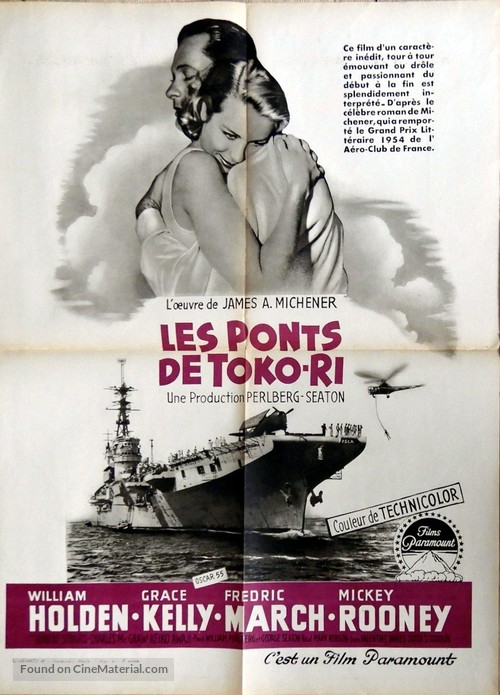 The Bridges at Toko-Ri - French Movie Poster