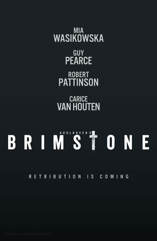 Brimstone - Dutch Movie Poster