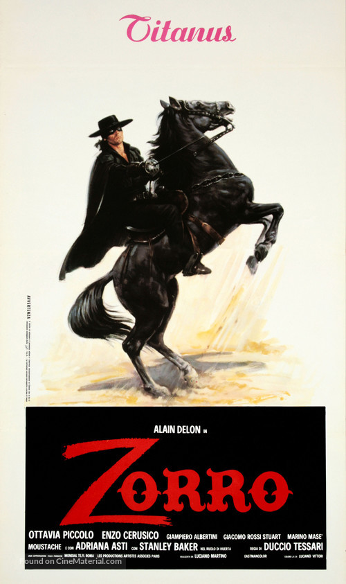 Zorro - Italian Movie Poster