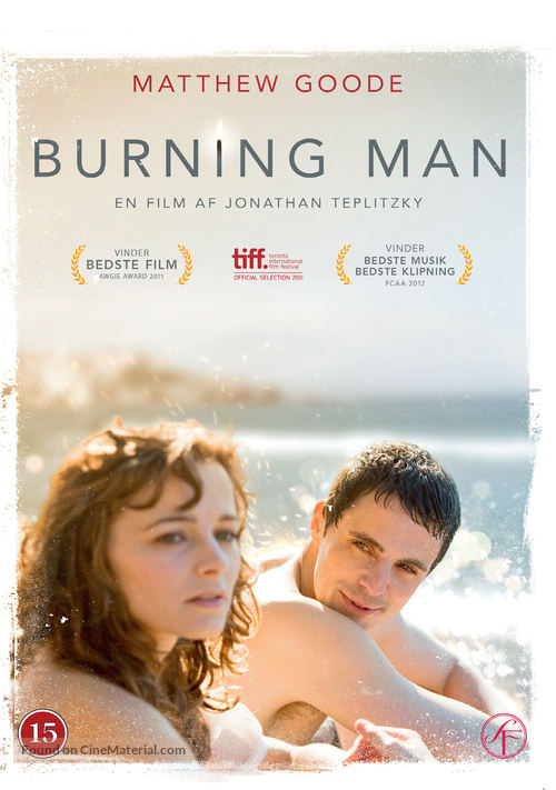 Burning Man - Danish DVD movie cover