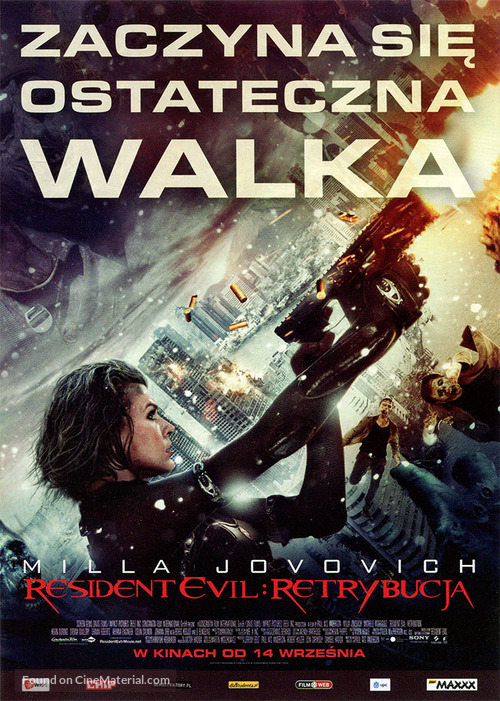Resident Evil: Retribution - Polish Movie Poster