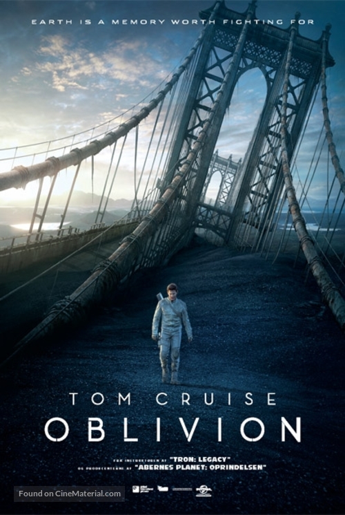 Oblivion - Danish Movie Poster