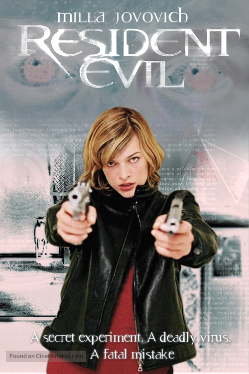 Resident Evil - DVD movie cover