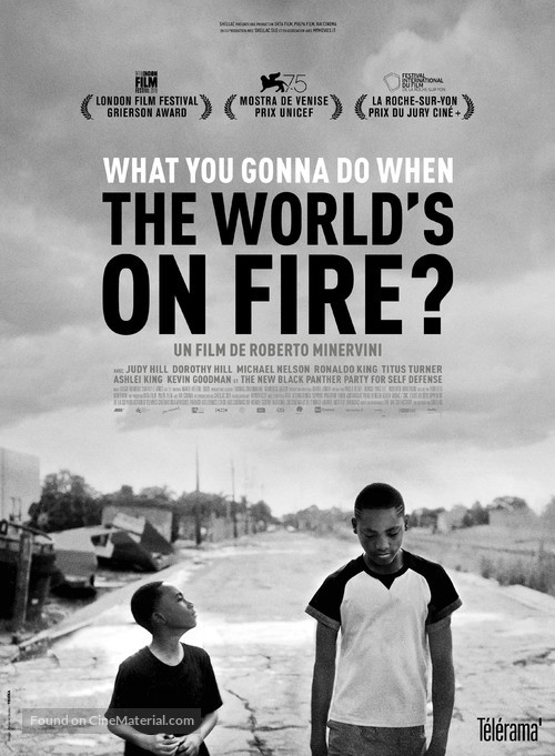 What You Gonna Do When the World&#039;s on Fire? - French Movie Poster