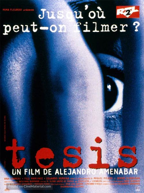 Tesis (1996) French movie poster