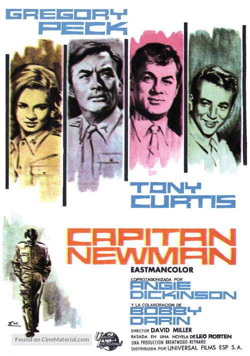 Captain Newman, M.D. - Spanish Movie Poster