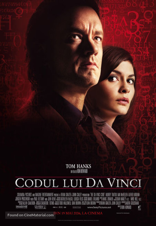 The Da Vinci Code - Romanian Movie Poster