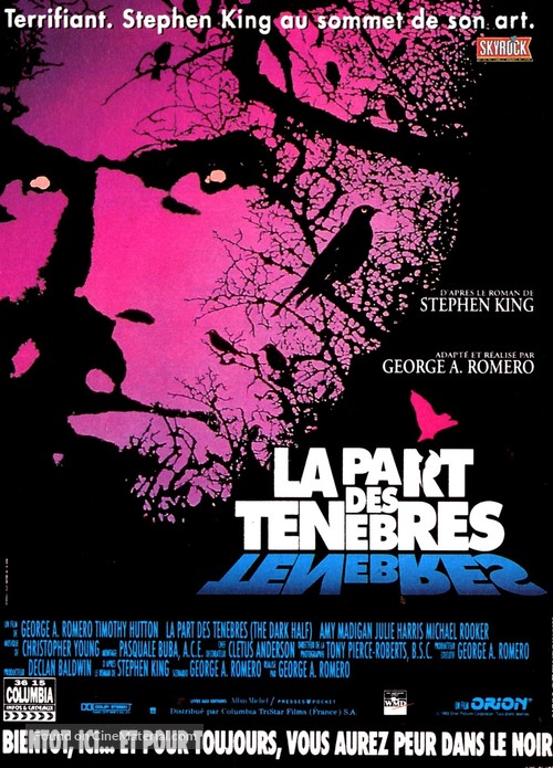 The Dark Half - French Movie Poster