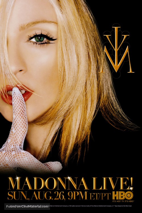 Madonna Live! - Movie Poster