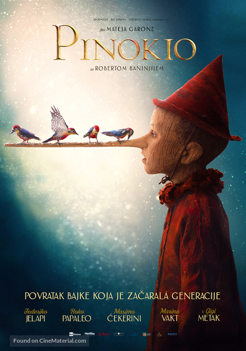 Pinocchio - Serbian Movie Poster