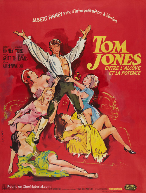 Tom Jones - French Movie Poster
