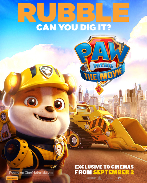 Paw Patrol: The Movie - Australian Movie Poster