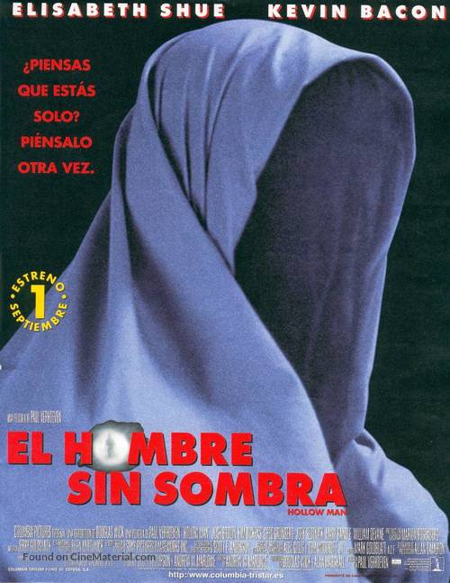 Hollow Man - Spanish Movie Poster
