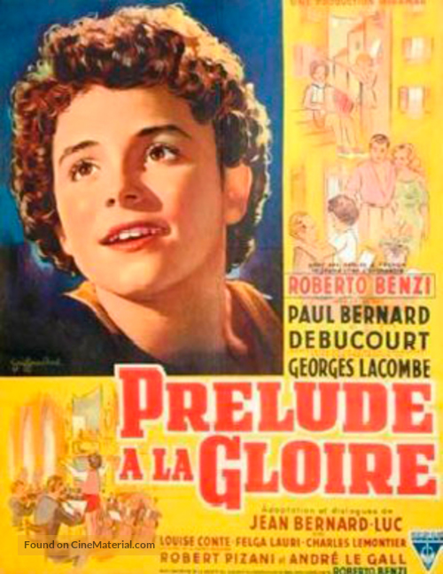 Pr&eacute;lude &agrave; la gloire - French Movie Poster