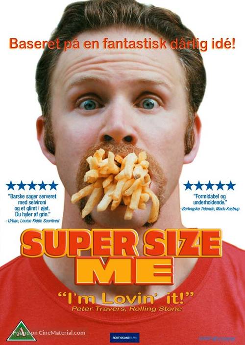 Super Size Me - Danish DVD movie cover