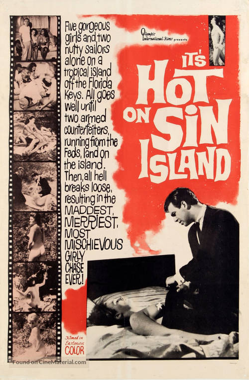 It&#039;s Hot on Sin Island - Movie Poster