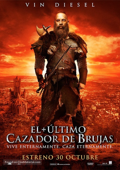 The Last Witch Hunter - Spanish Movie Poster