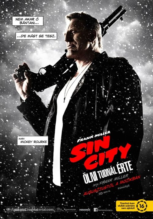Sin City: A Dame to Kill For - Hungarian Movie Poster