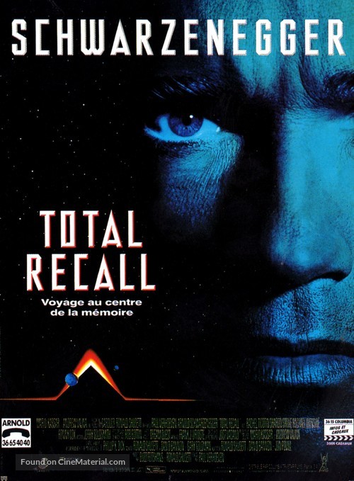 Total Recall - French Movie Poster