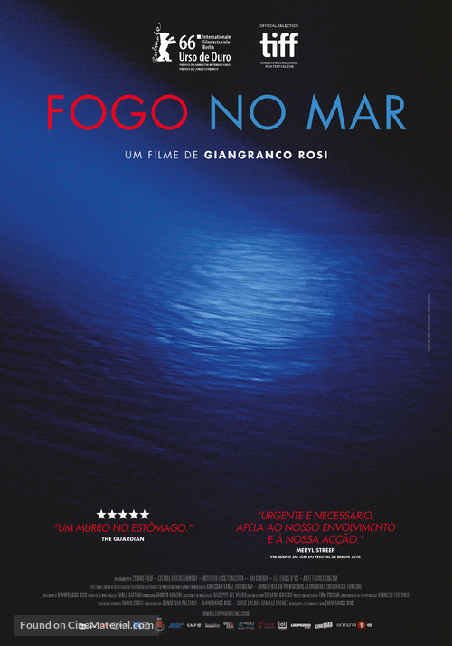 Fuocoammare - Portuguese Movie Poster