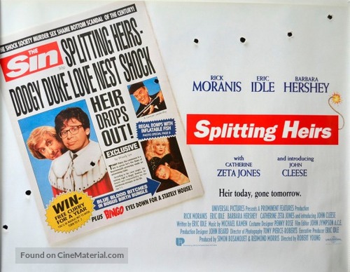 Splitting Heirs - British Movie Poster