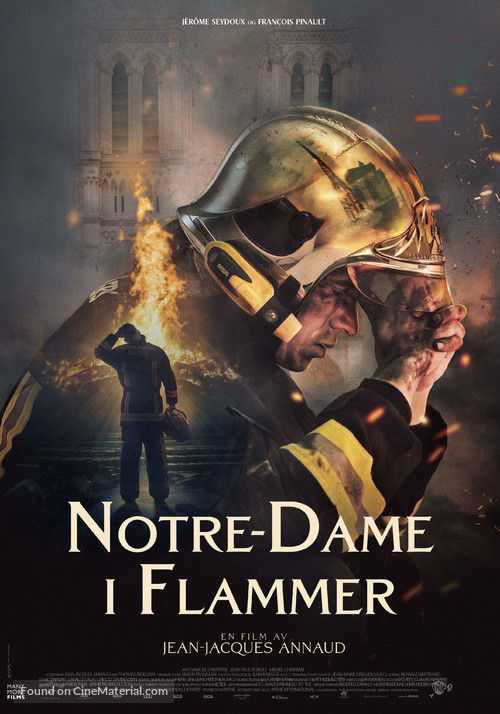 Notre-Dame br&ucirc;le - Norwegian Movie Poster