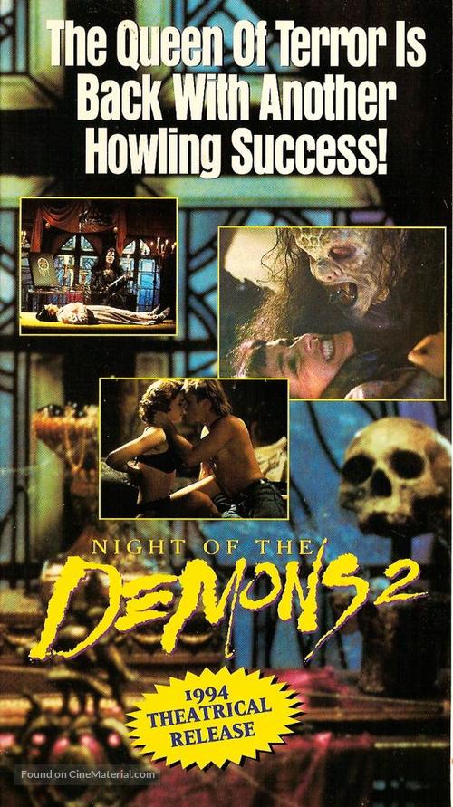 Night of the Demons 2 - VHS movie cover
