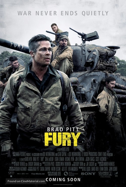 Fury - Movie Poster