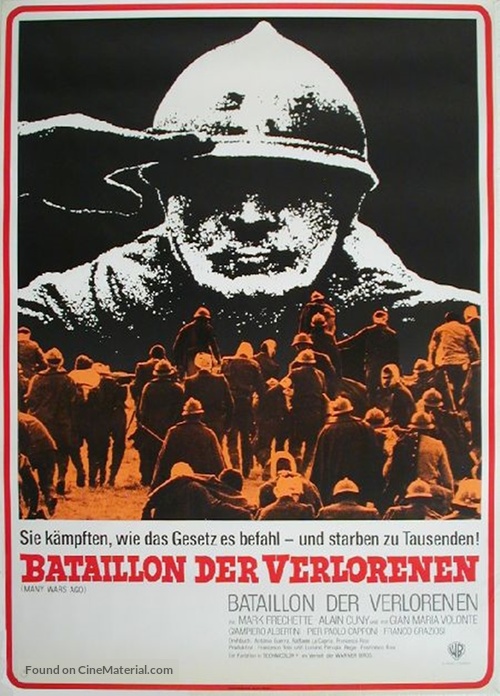 Uomini contro - German Movie Poster