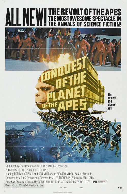 Conquest of the Planet of the Apes - Movie Poster