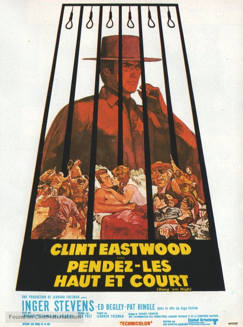 Hang Em High - French Movie Poster